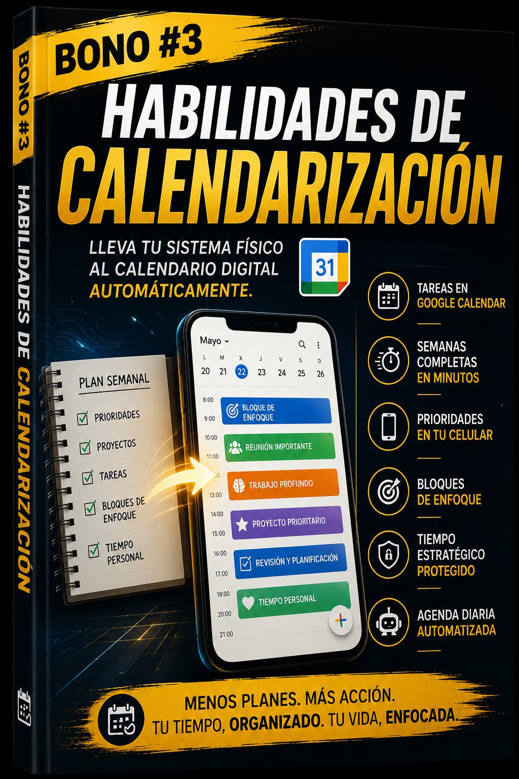 Mockup Prompt de Calendarización con Claude